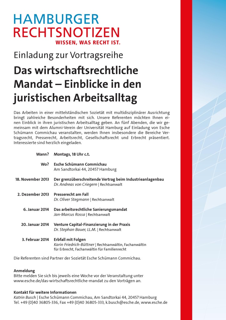 Hamburger Rechtsnotizen